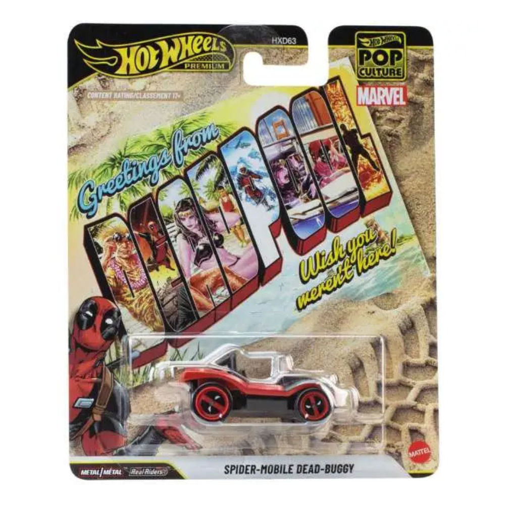 Hot Wheels Premium Pop Culture Marvel Deadpool Spider-Mobile Dead-Buggy1