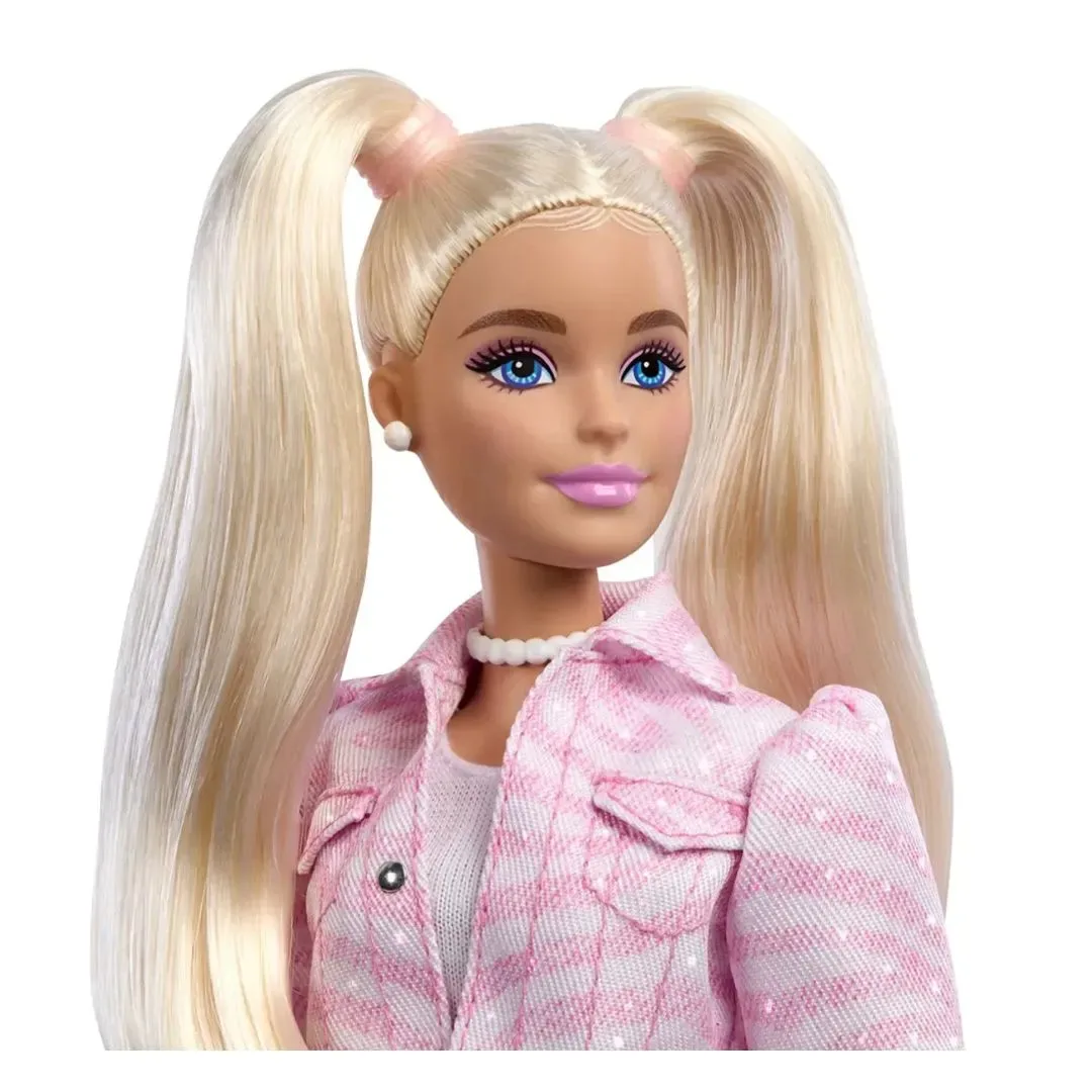 Muñeca Barbie Colección Deluxe: Chaqueta y falda tacos rosas5