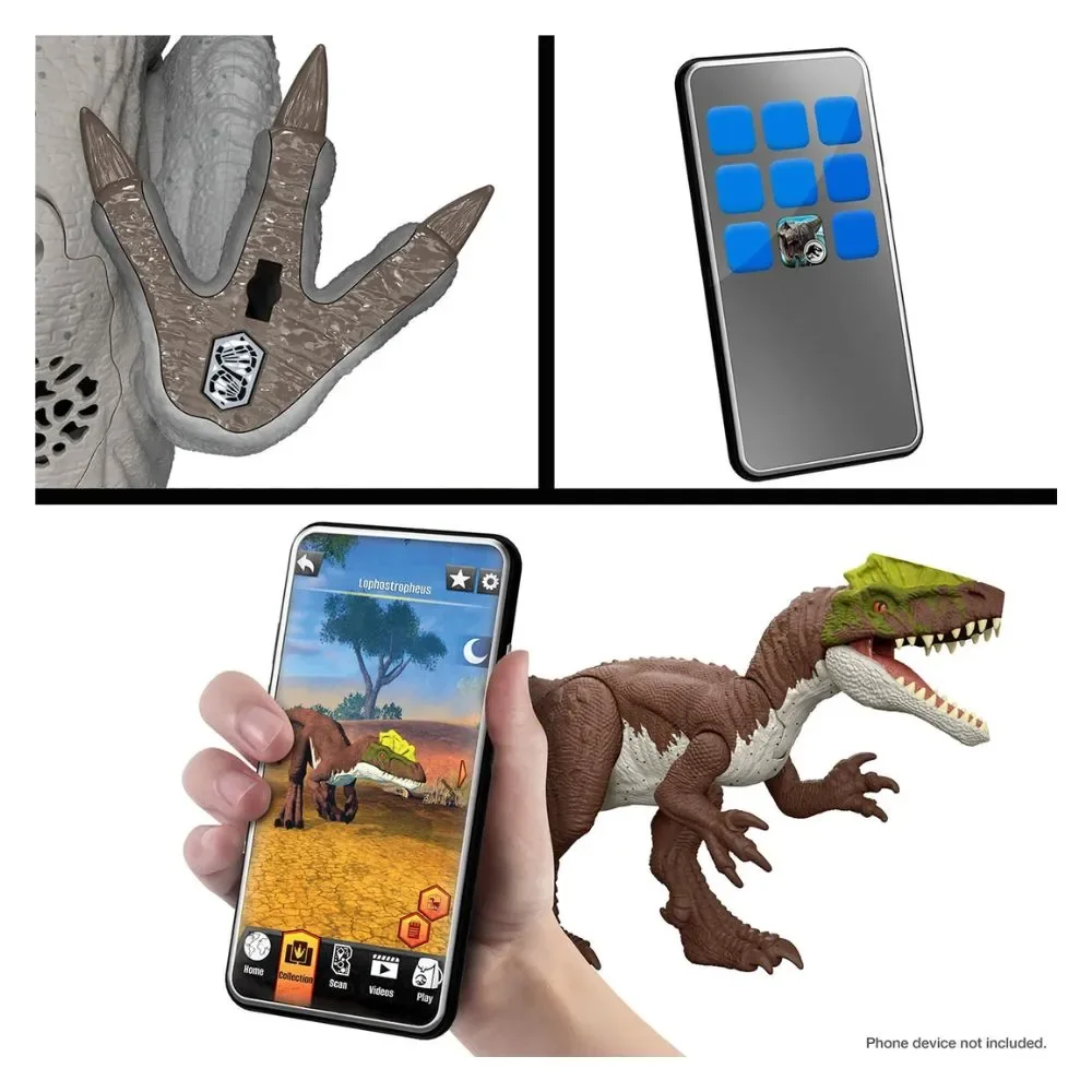 Jurassic World Carnotaurus Embiste y Muerde - Dinosaurio con Movimiento de Ataque y Sonidos4