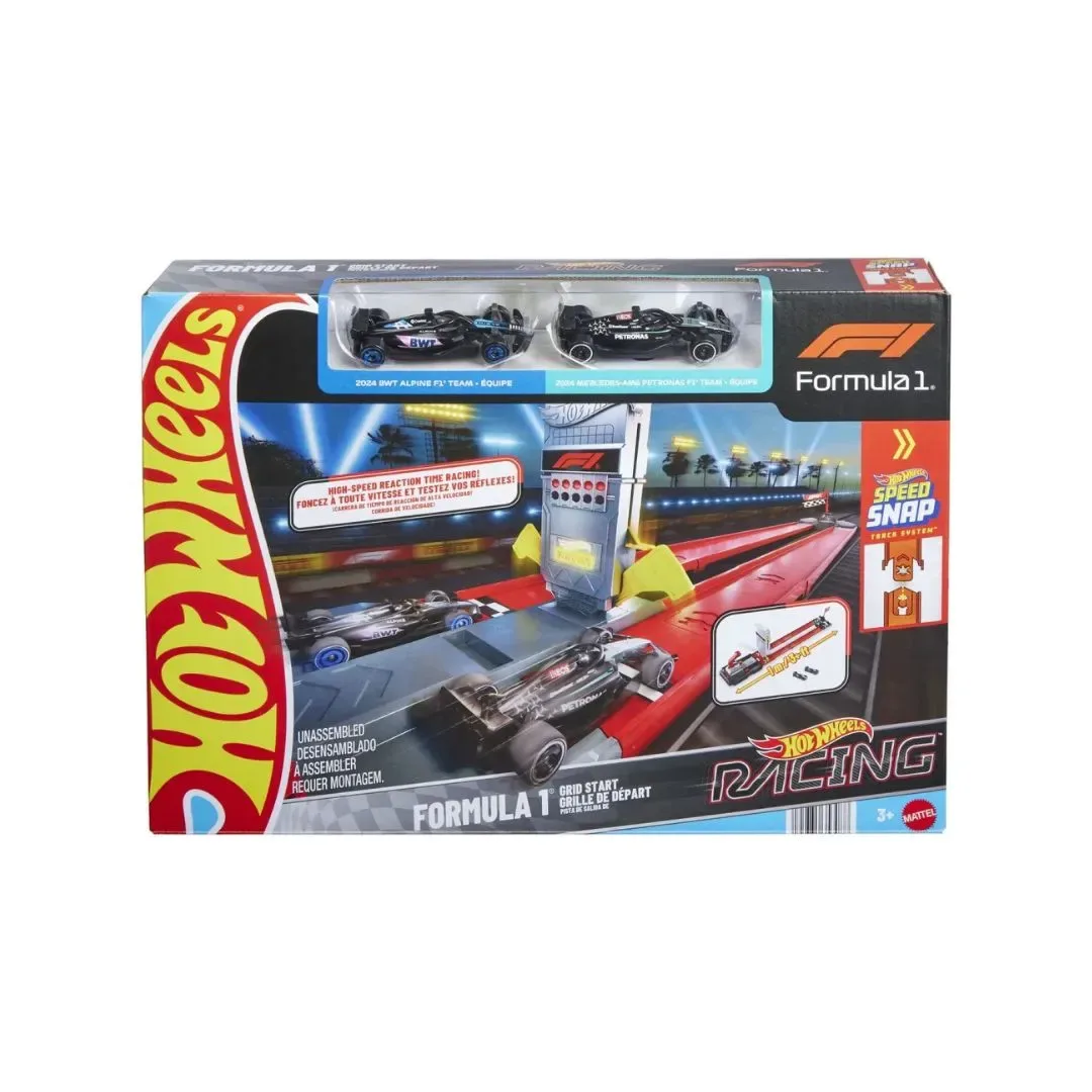 Hot Wheels Racing Formula 1 Pista de Juguete de Carreras Desafío5