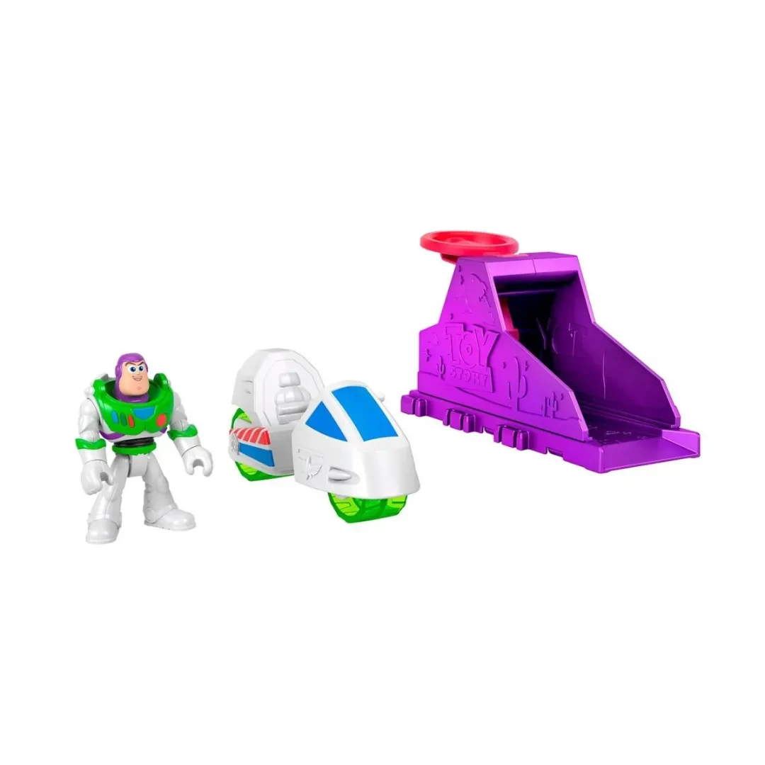 Toy Story Imaginext Set Lanzador con Personaje y Vehículo – Juguete Original Surtido3