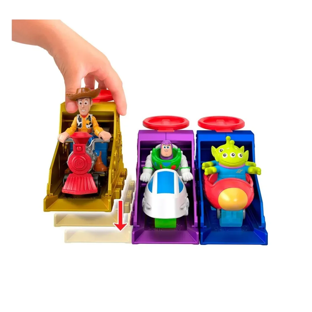 Toy Story Imaginext Set Lanzador con Personaje y Vehículo – Juguete Original Surtido5