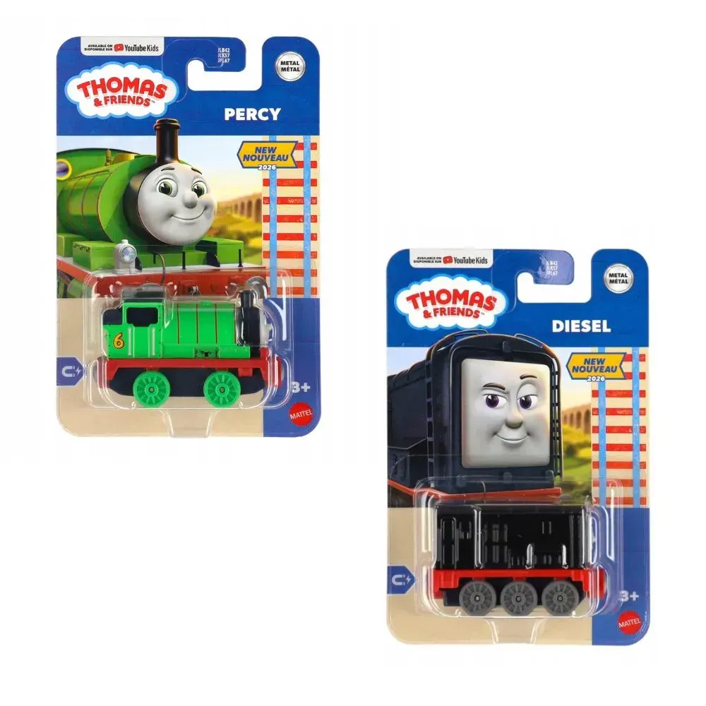 Thomas & Friends Locomotora básica de metal Mattel Surtido2