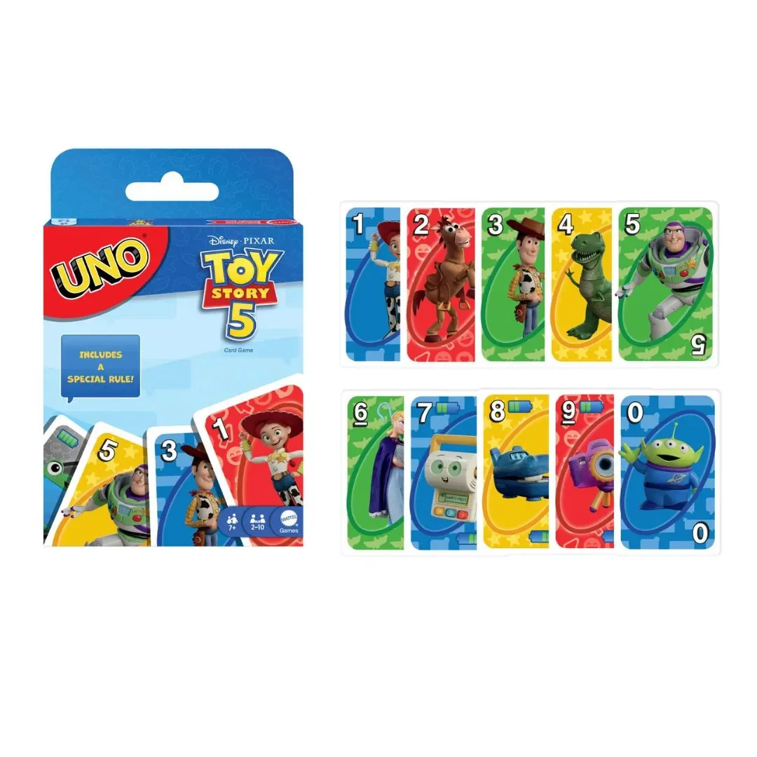 UNO Toy Story 5 Disney y Pixar - Juego de Cartas3