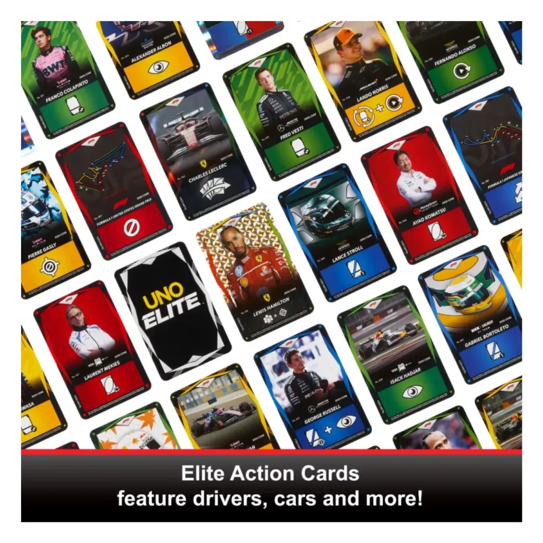 UNO Elite Formula 1 Booster - Juego de Cartas3