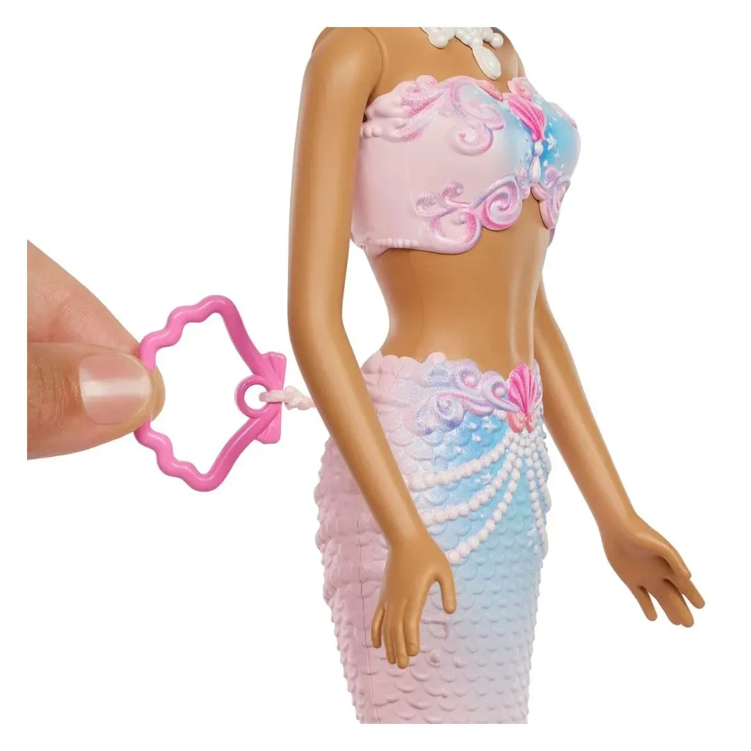 Muñeca Barbie Sirena con Burbujas Fantasía4