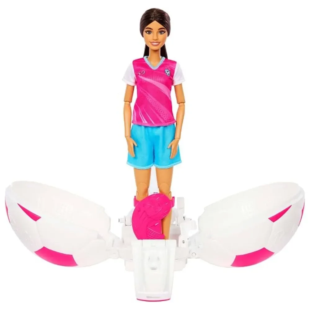 Muñeca Barbie Team Roll & Reveal Jugadora de Fútbol5