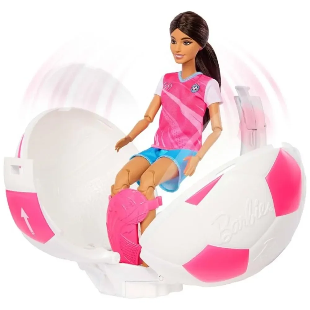 Muñeca Barbie Team Roll & Reveal Jugadora de Fútbol6