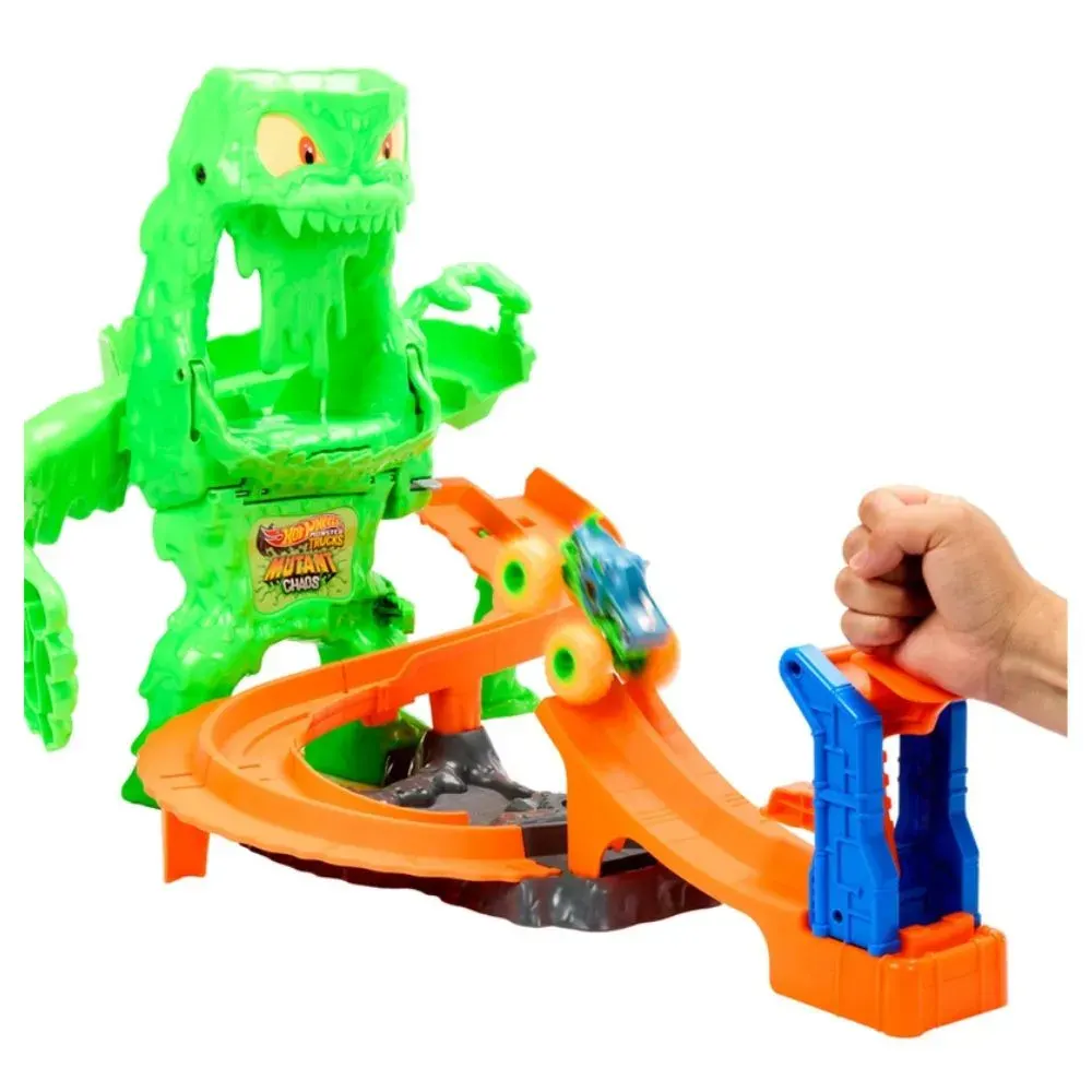 Pista Monstruosa Derrota Hot Wheels con Vehículo2