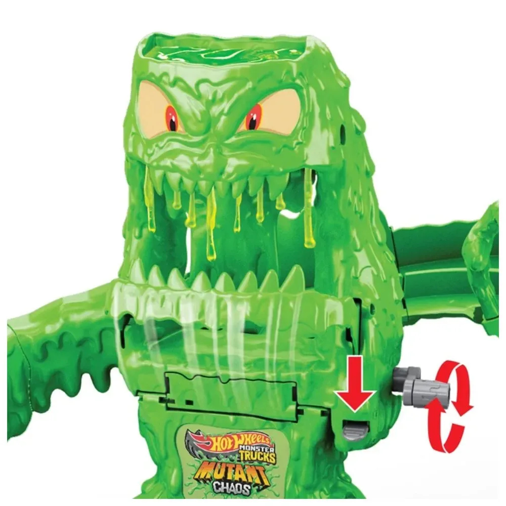 Pista Monstruosa Derrota Hot Wheels con Vehículo3