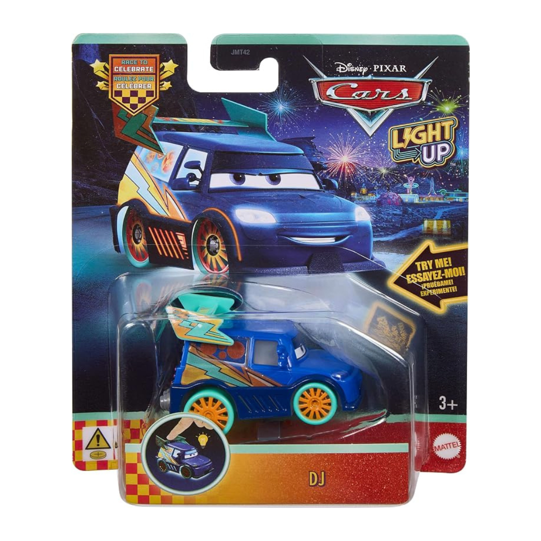 Mattel Cars Disney Pixar Light Up Vehículo con Luces Escala 1:55 Modelo Surtido 2