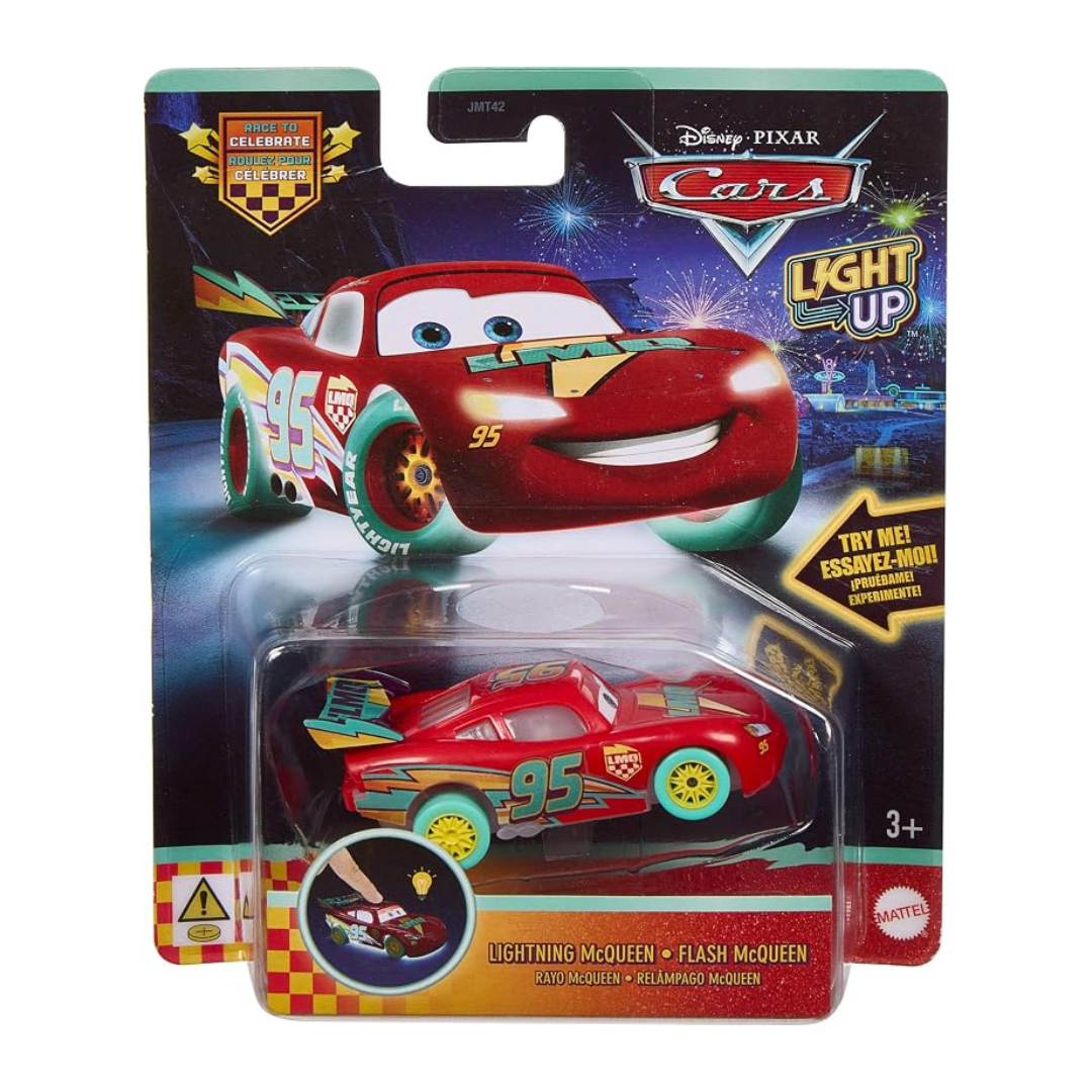 Mattel Cars Disney Pixar Light Up Vehículo con Luces Escala 1:55 Modelo Surtido3
