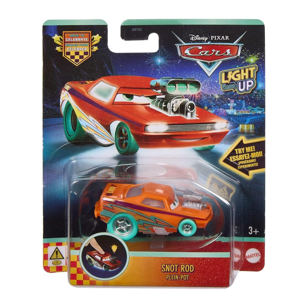 Mattel Cars Disney Pixar Light Up Vehículo con Luces Escala 1:55 Modelo Surtido4