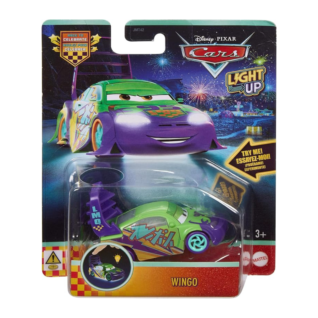 Mattel Cars Disney Pixar Light Up Vehículo con Luces Escala 1:55 Modelo Surtido 5
