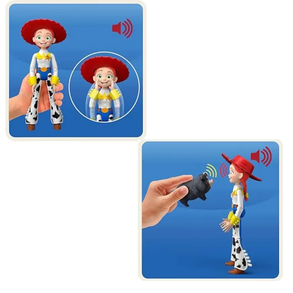 Toy Story 5 Figura Jessie 30Cm y Jimmy Dean Con Frases y Sonidos3