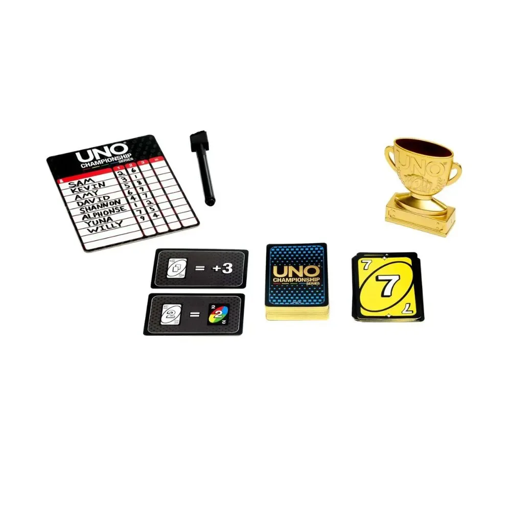 Juego De Cartas Uno Championship Series Mattel Games3
