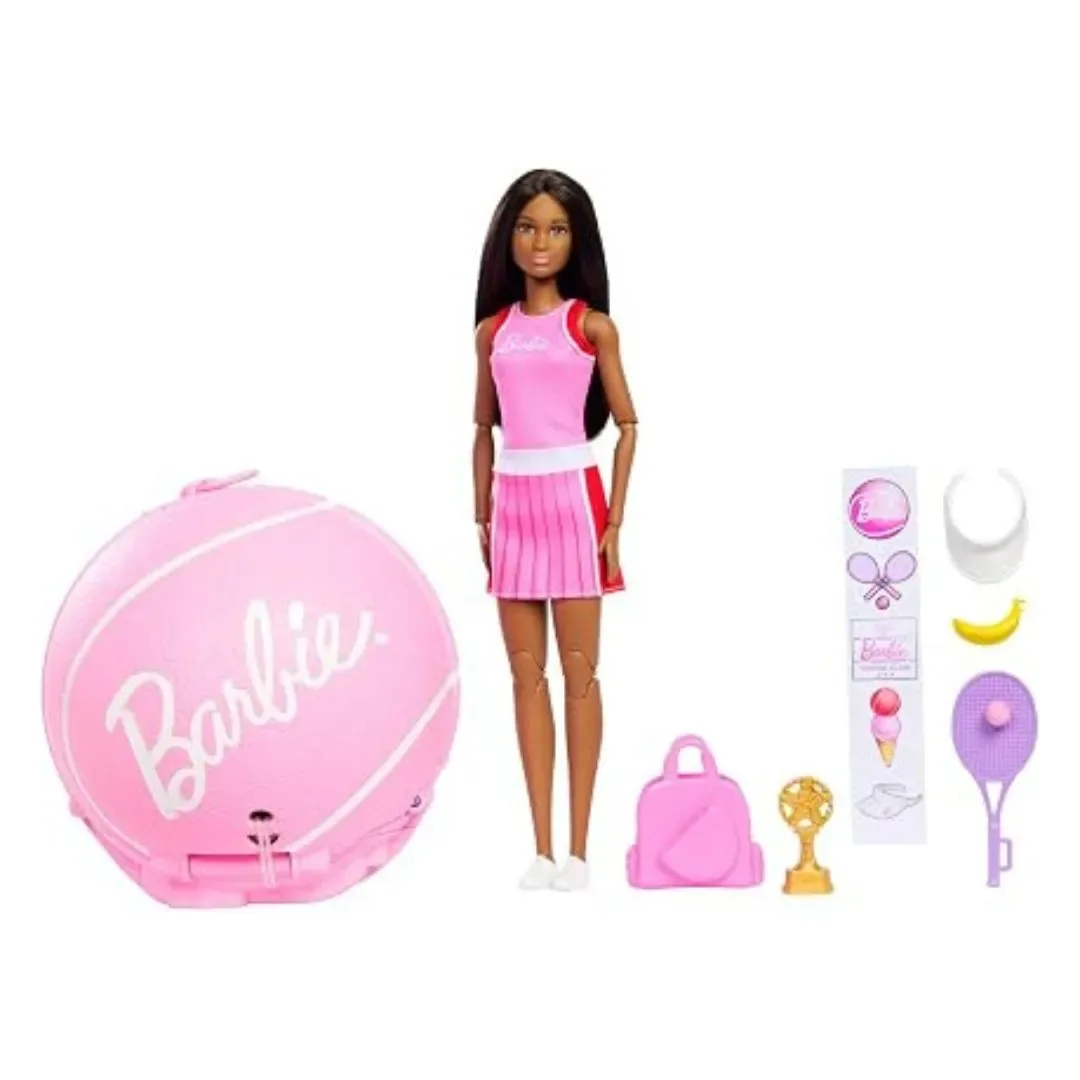 Muñeca Barbie Tenista De Roll And Reveal De Barbie Team Y Accesorios2