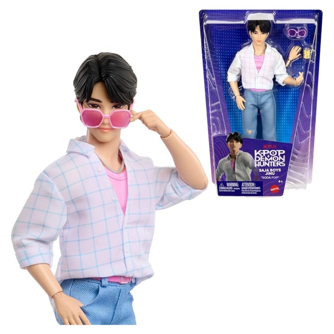 K-Pop Demon Hunters Mattel Muñeca Articulada Jinu 28cm6