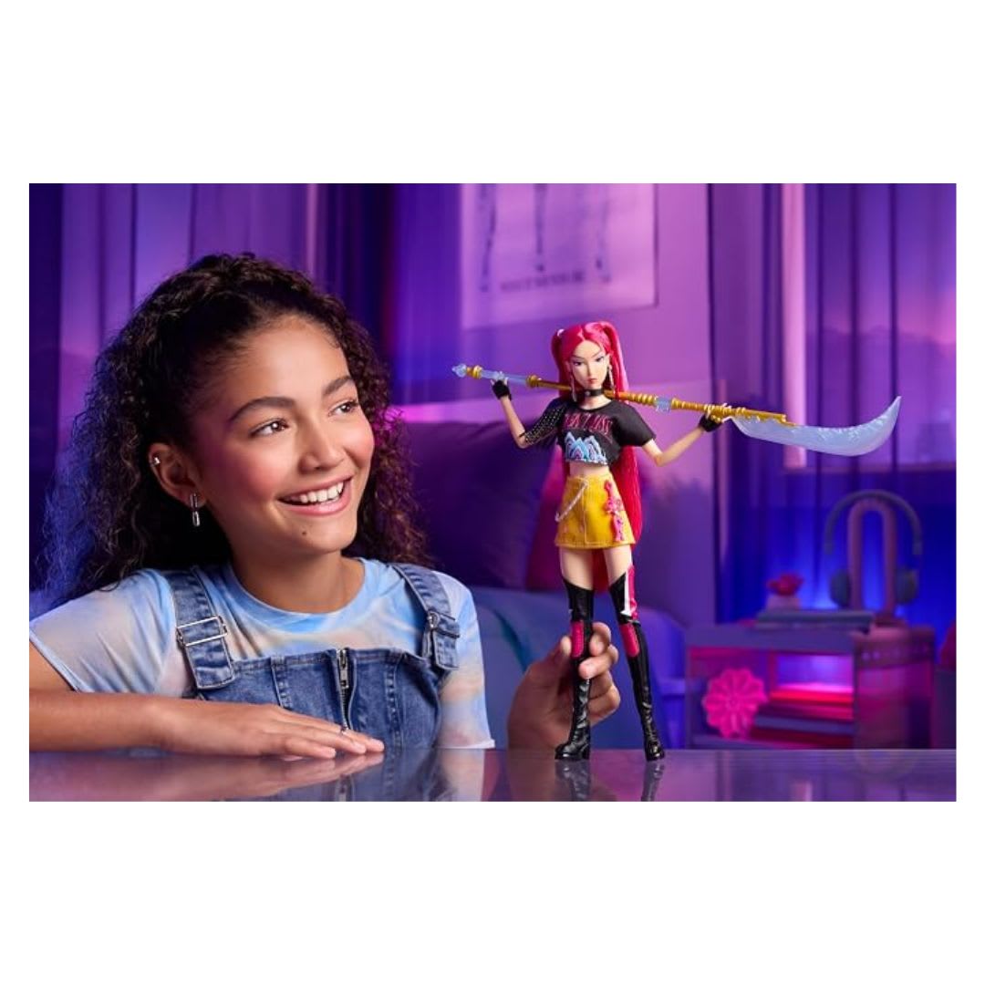 K-Pop Demon Hunters Mattel Muñeca Articulada Mira 28cm5