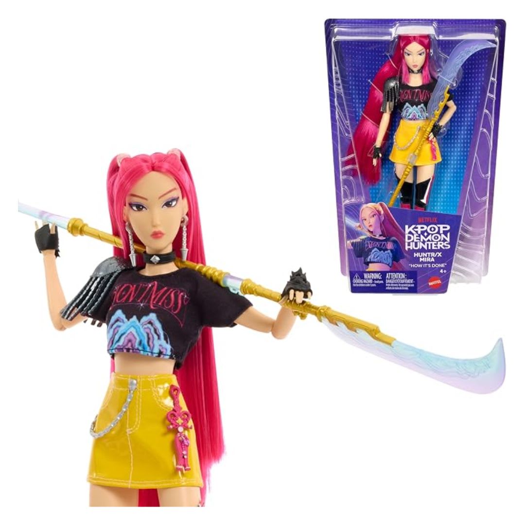 K-Pop Demon Hunters Mattel Muñeca Articulada Mira 28cm6