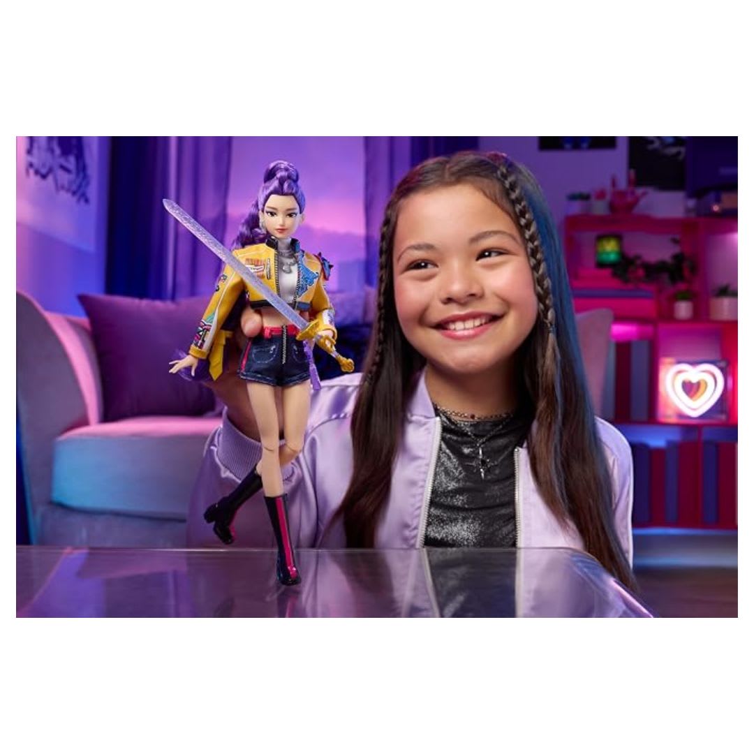 K-Pop Demon Hunters Mattel Muñeca Articulada Rumi 28cm5