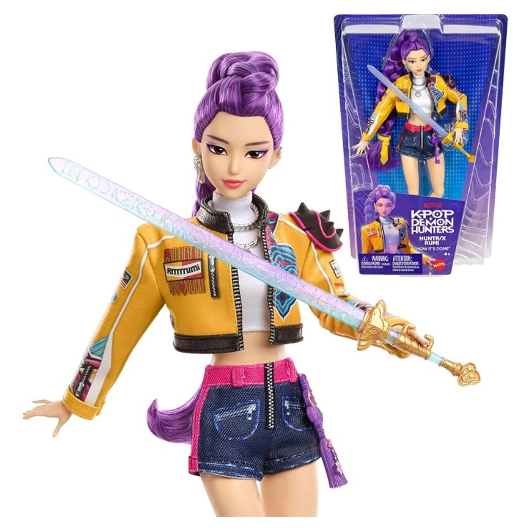 K-Pop Demon Hunters Mattel Muñeca Articulada Rumi 28cm6