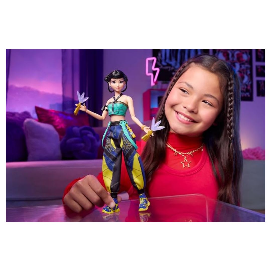 K-Pop Demon Hunters Mattel Muñeca Articulada Zoey 28cm5