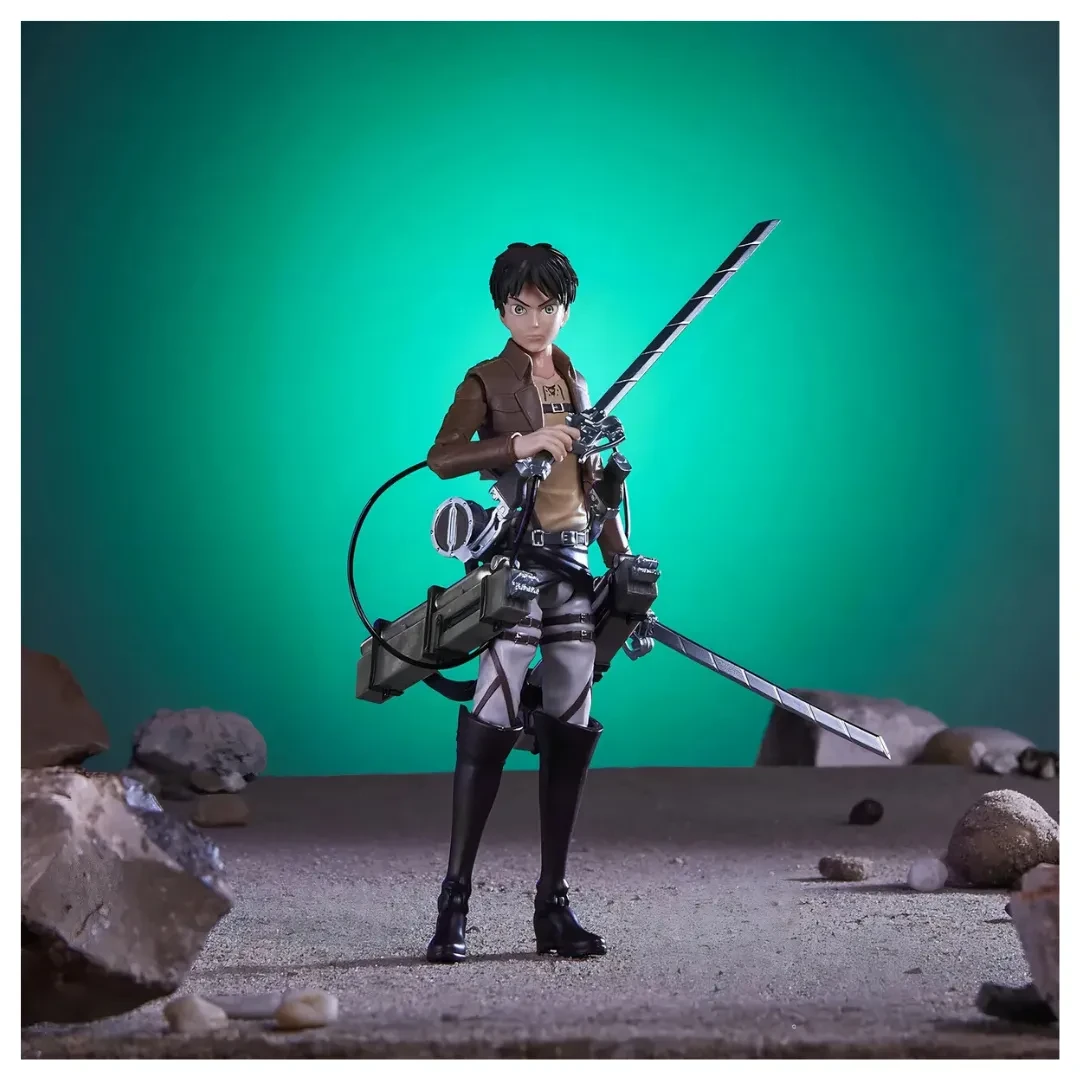 Figura De Acción Articulable Eren Jaeger 16 Cm4