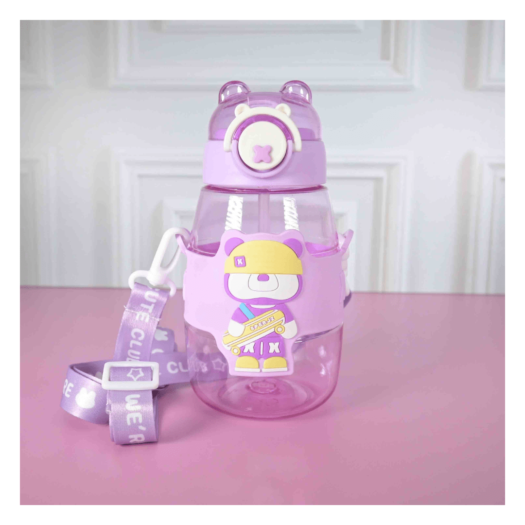 Tomatodo de plastico con capacidad de 600 ML Morado1