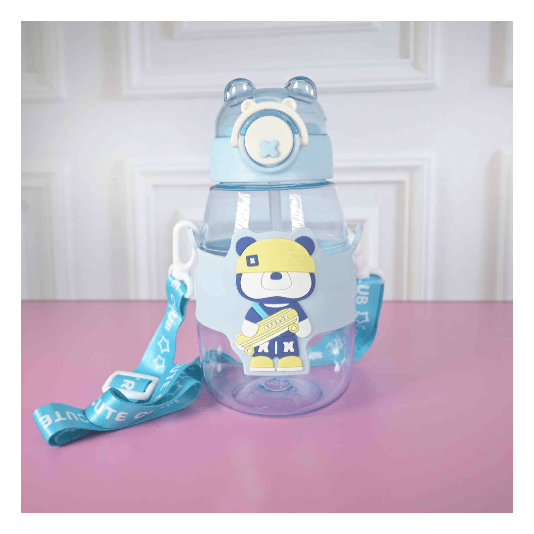 Tomatodo de plastico con capacidad de 600 ML Azul1