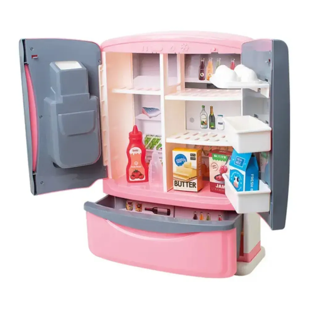 Refrigerado Con Accesorios Luz,Sonido Y Dispensador De Hielo3