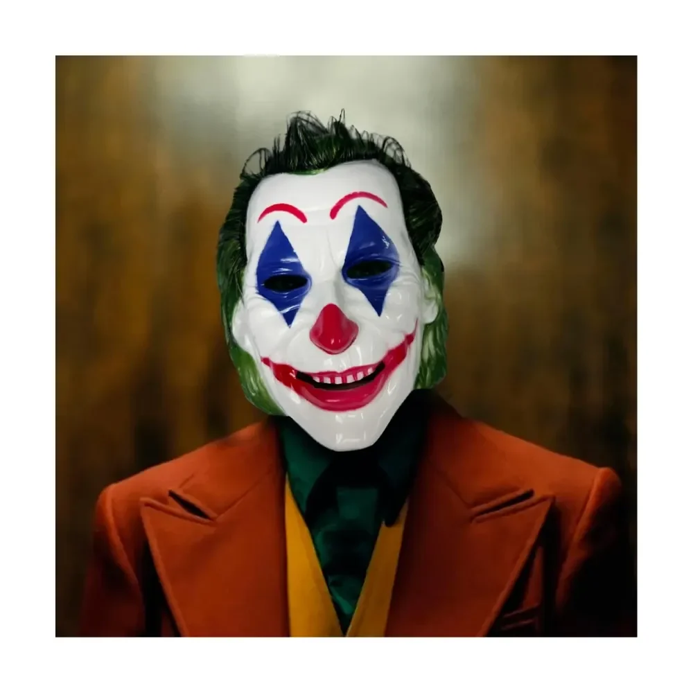 Máscara Payaso Joker Asesino Halloween Disfraz5