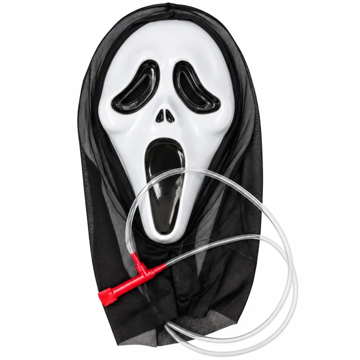 Mascara De Ghost Face Haloween Con Efecto De Sangre2