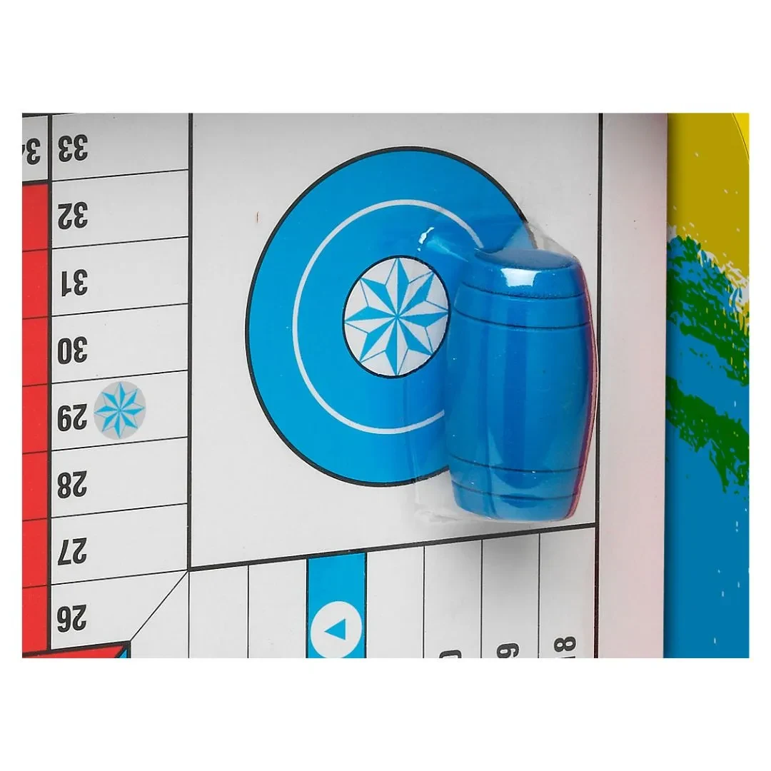 Juego de Mesa Tablero Parchis y Oca con Accesorios de Madera - Cayro2