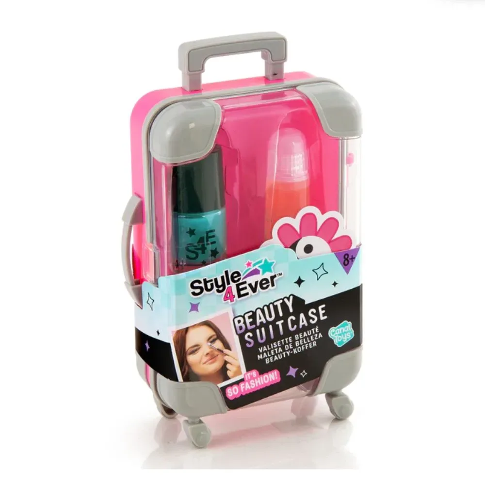 Maletita de Belleza Beauty Trolley Rosa2