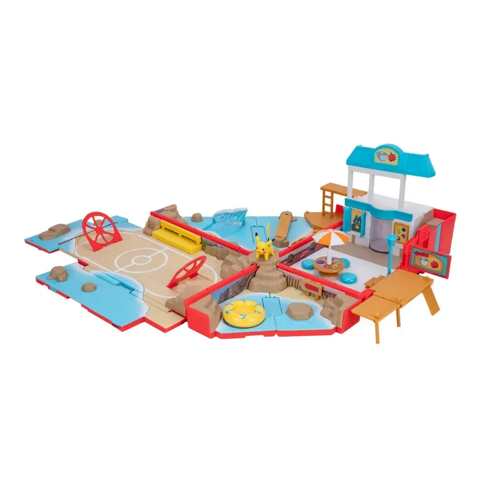 Pokemon Set de Juego de Batalla en la Playa Con Mochila2