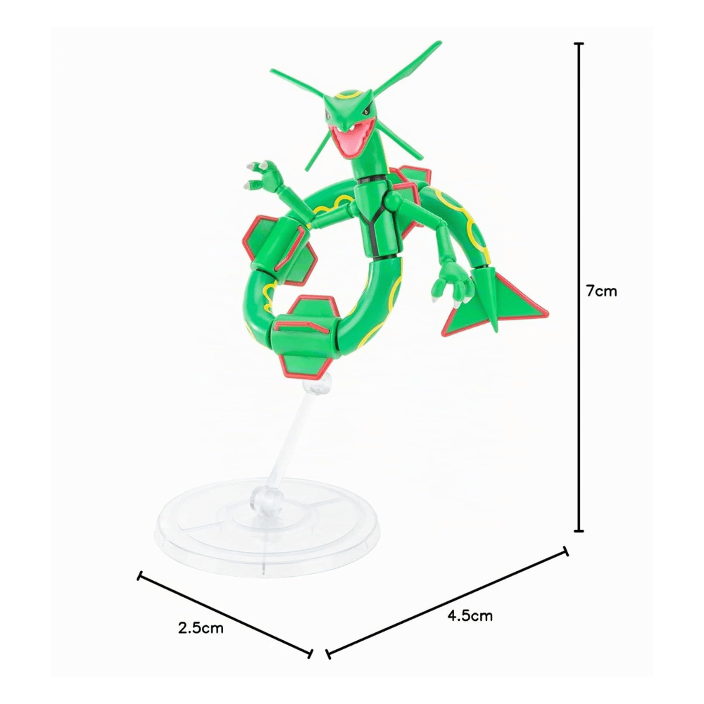 Pokemon Figura De Acción Rayquaza Articulable 15Cm4
