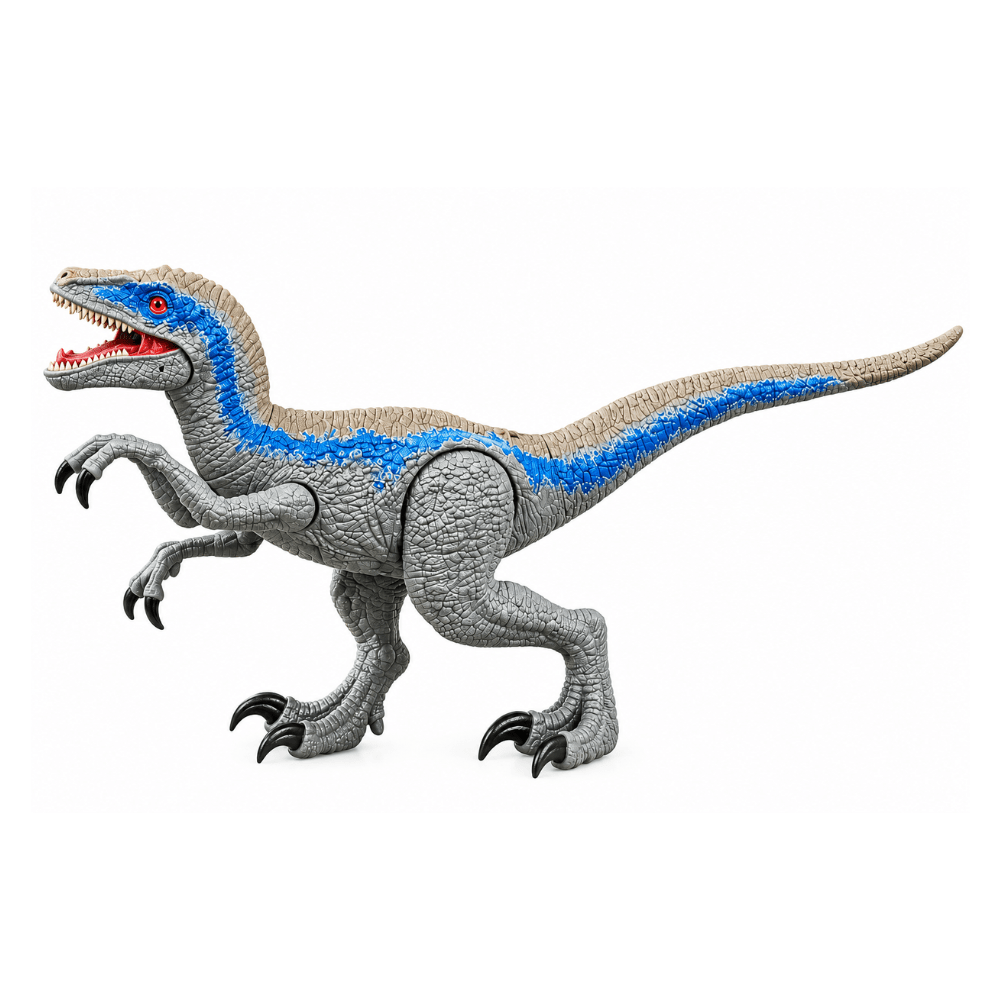 Dinosaurio De Juguete Dinosaurs World Velociraptor con sonido.2