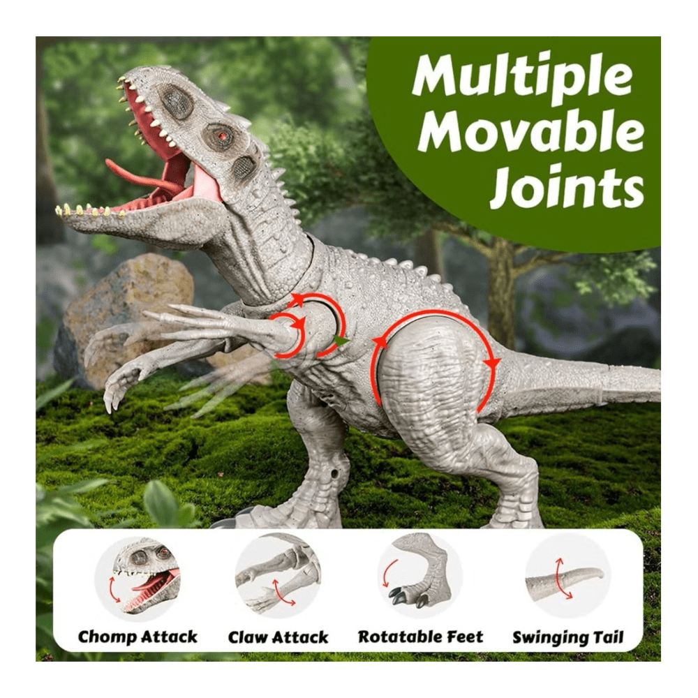 Dinosaurio De Juguete Indominus Rex con luz y sonido.2