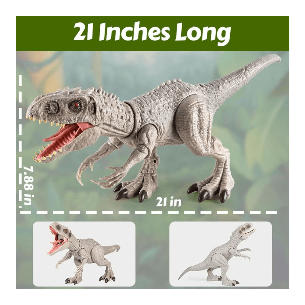 Dinosaurio De Juguete Indominus Rex con luz y sonido.4