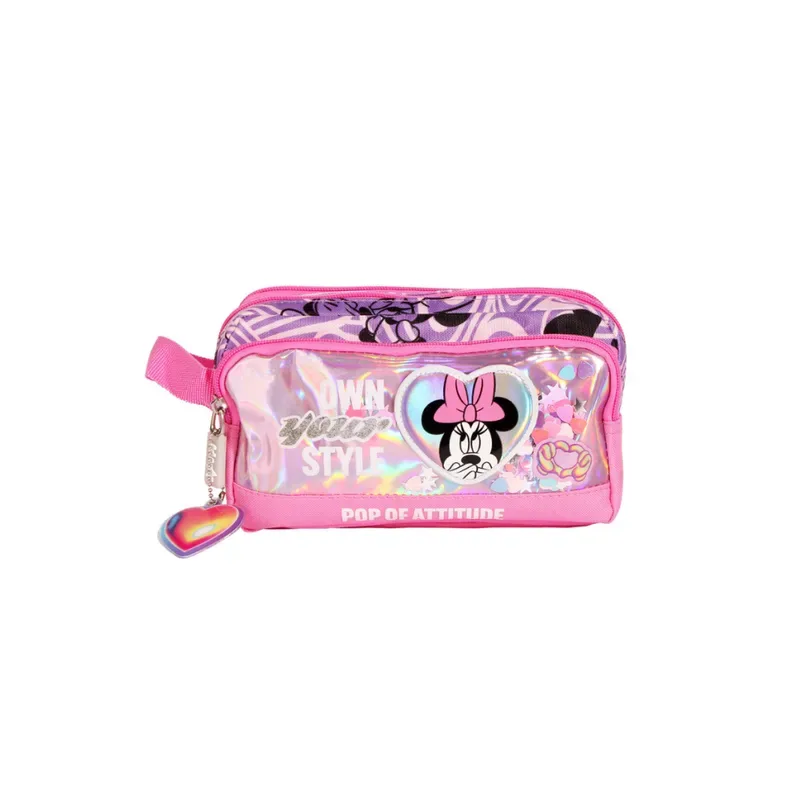 Set Maleta Lonchera Cartuchera Escolar Premium Oficio Minnie Colección F4