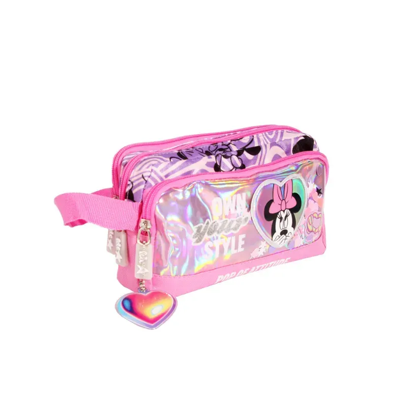 Set Maleta Lonchera Cartuchera Escolar Premium Oficio Minnie Colección F5