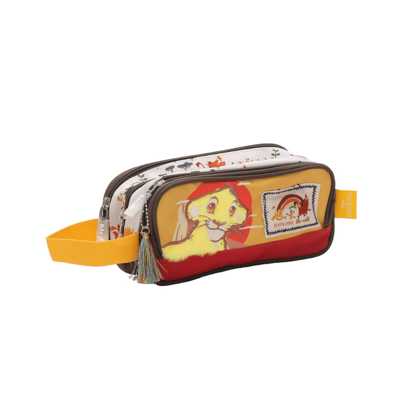 Set Mochila Lonchera Cartuchera Rey Leon escolar Nido Colección B4