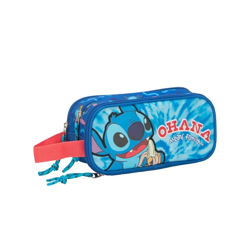 Set Mochila Lonchera Cartuchera Lilo y Stitch escolar Colección A4