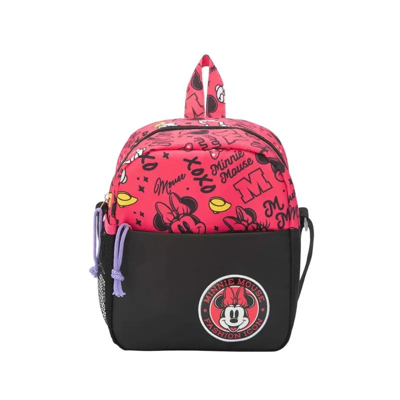 Set Mochila Lonchera Cartuchera Minnie escolar Colección K3
