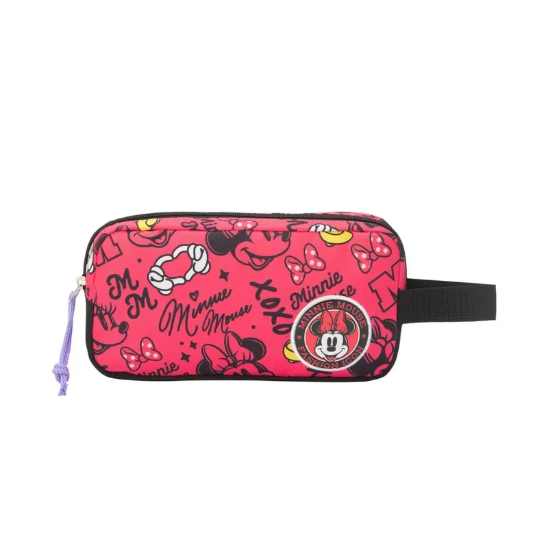Set Mochila Lonchera Cartuchera Minnie escolar Colección K4