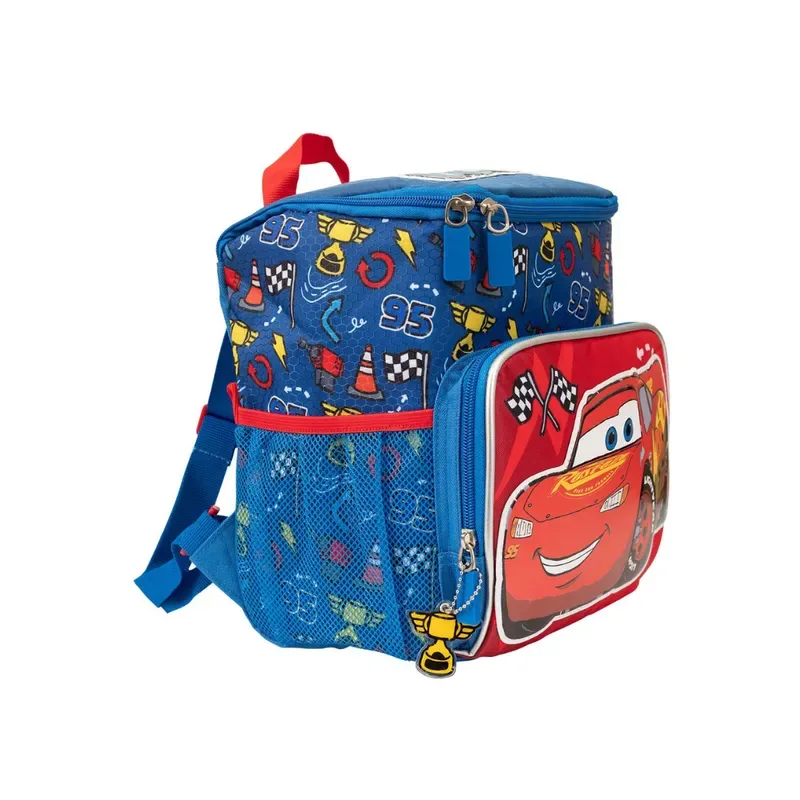 Set de Mini Mochila Lonchera Cartuchera Nido Cars El Rayo Mcqueen3