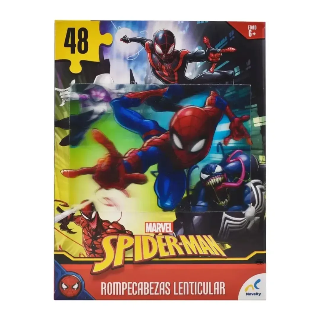 Disney Rompecabeza Especial Spiderman Lenticular 48Pz2