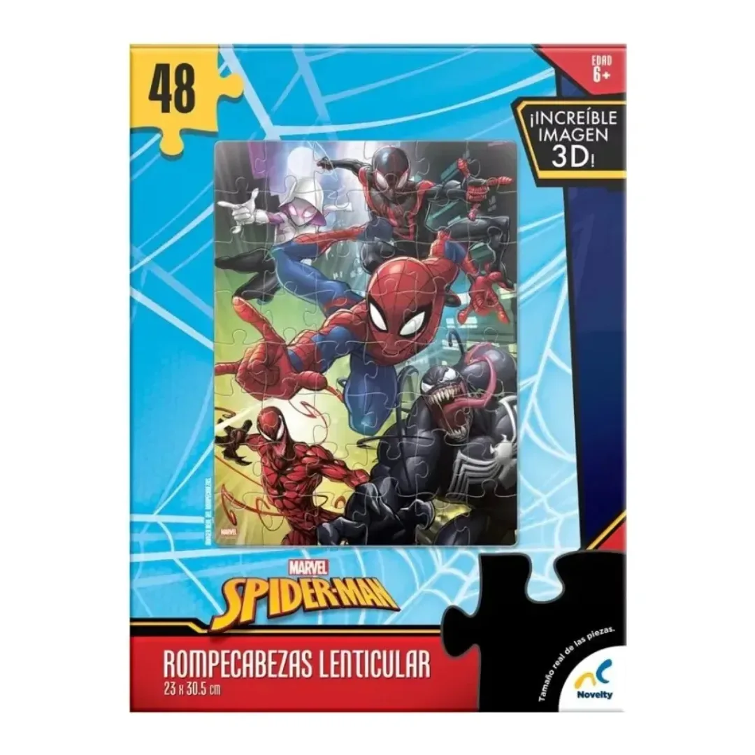 Disney Rompecabeza Especial Spiderman Lenticular 48Pz3