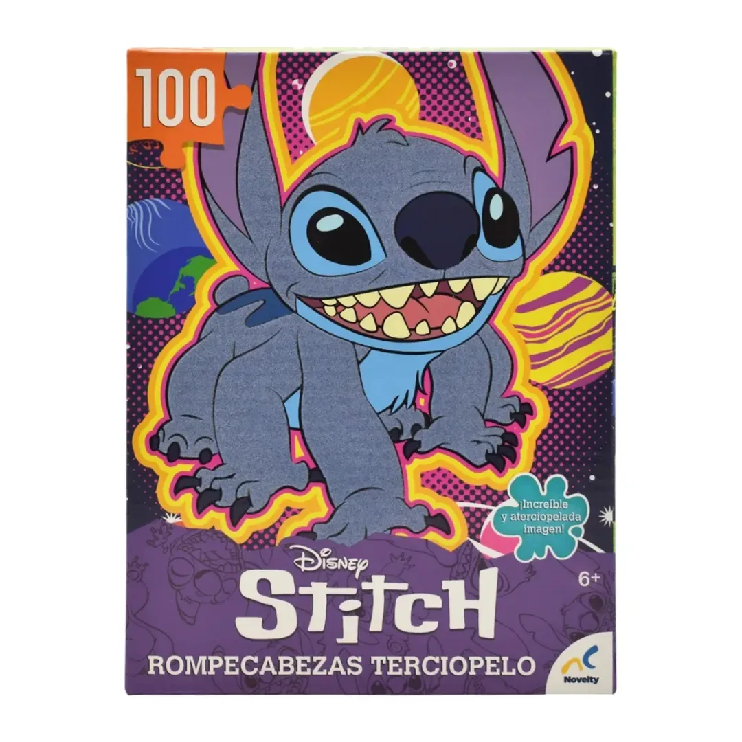 Disney Rompecabeza Especial Stitch Terciopelo 100Pz2